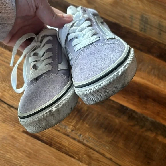 Vans Old Skool lavender sneaker size 13.5 - Picture 5 of 12